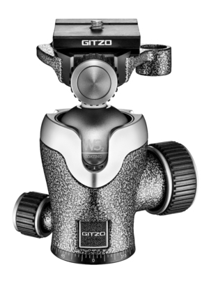 Gitzo GH1382QD głowica statywu Czarny, Metaliczny Aluminium 1/4" Piłka (kształt)