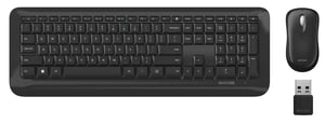 Incase Designed by Microsoft Wireless Desktop 850 Keyboard with Included Mouse, Universal RF Wireless, QWERTY, English, Black
