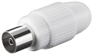 Goobay 11501 IEC-Koaxialstecker, 10 Stück