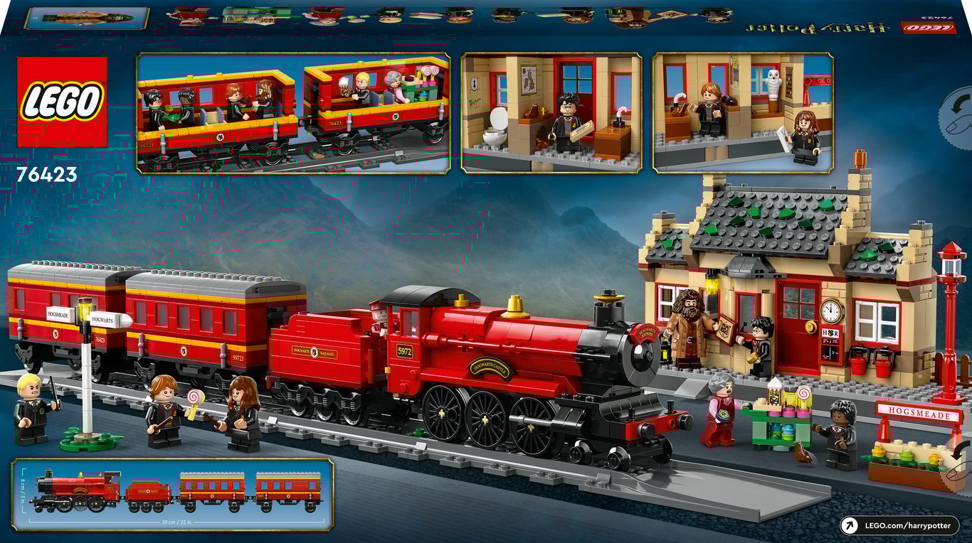 фото Блоковий конструктор LEGO Harry Potter Хогвартс-Експрес та станція Хогсмід (76423)