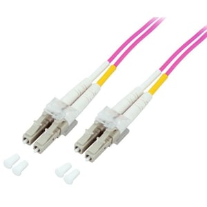 Techly LC M-M 5m InfiniBand / Fiber Optic Cable, Fuchsia