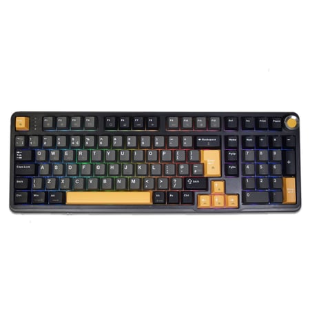 Marvo Titan 98 KG986W Wireless Mechanical Gaming Keyboard, Tri-Mode Connectivity, Wired, 2.4GHz & Bluetooth, Hot-Swappable Mechanical Switches, Vibrant RGB Backlighting, Full-Key Anti-Ghosting klawiatura