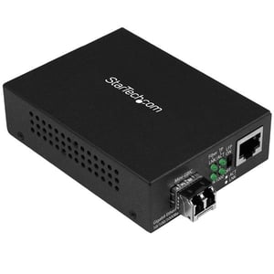 StarTech MCM1110MMLC 1000 Mbit/s 850 nm Multifunction Network Converter, Black