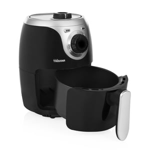 Tristar FR-6980 Single-Basket 2 L Standalone 1000 W Hot Air Fryer, Black, Silver