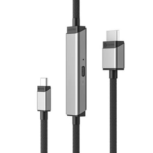 ALOGIC ULCHDPD02-SGR 2 m USB Type-C to HDMI Cable Adapter, Black, Gray