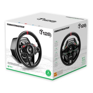 Thrustmaster T128 Czarny USB Kierownica + pedały Analogowa/Cyfrowa PC, Xbox One, Xbox Series S, Xbox Series X, Xbox One X, Xbox One S