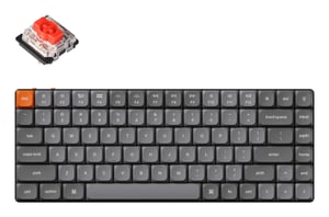 Keychron K3 Max klawiatura Dom/Biuro USB + RF Wireless + Bluetooth Angielski Szary