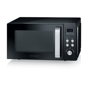Severin MW 7750 mikrovågsugn Svart, rostfritt stål Mikrovågsugn med grill Bänkskiva 20 l 800 W