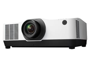 NEC PA804UL Großraumprojektor, 8200 ANSI-Lumen, 3LCD, WUXGA (1920 x 1200), 3D-kompatibel, Weiß