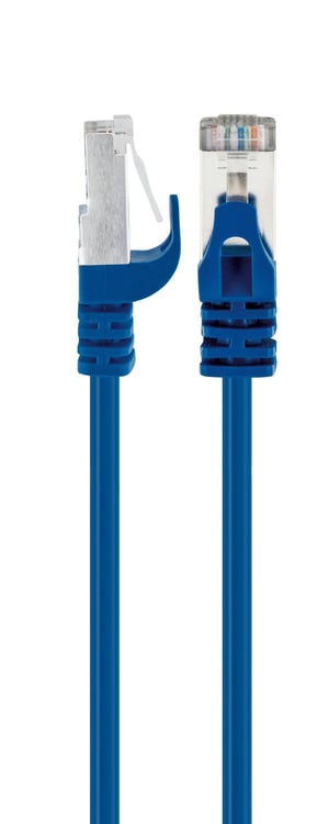 Schwaiger CKO8020 531 Network Cable, Blue, 2 m, Cat8 S/FTP (S-STP)