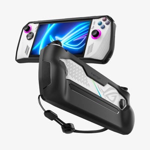 Spigen Rugged Armor ASUS Case Thermoplastic Polyurethane (TPU) Black
