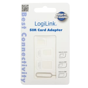 LogiLink AA0047 adapter kart pamięci flash/SIM Adapter do karty SIM