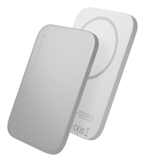 dbramante1928 CP03ACWH7272 bank mocy 3000 mAh Bezprzewodowe ładowanie Aluminium