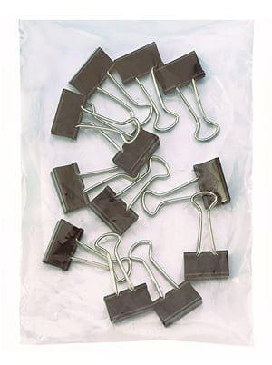 Wedo 64 21525 Metal Clip, Nickel, 12 pcs.