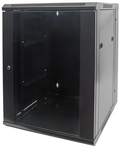 Intellinet 712019 15U-Rack, Hängeschrank, schwarz