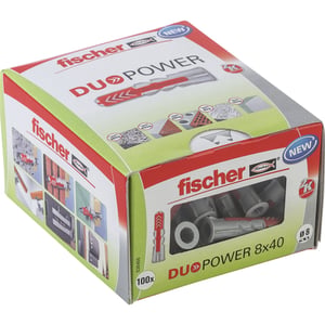 Fischer DUOPOWER 8 x 40 LD 100 szt. Kotwa rozprężna 40 mm