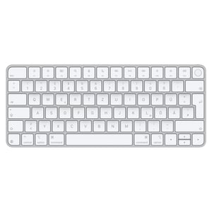 Apple Magic Keyboard Universal USB + Bluetooth QWERTZ German Silver, White