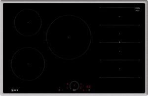 Neff T68SHV4L0 Cooktop, Black, Built-in, 80 cm, Induction Cooktop with 5 cooking zones