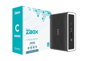 Zotac ZBOX CI625 Nano PC-storlek 1,8 l Svart, Vit i3-1115G4 3 GHz