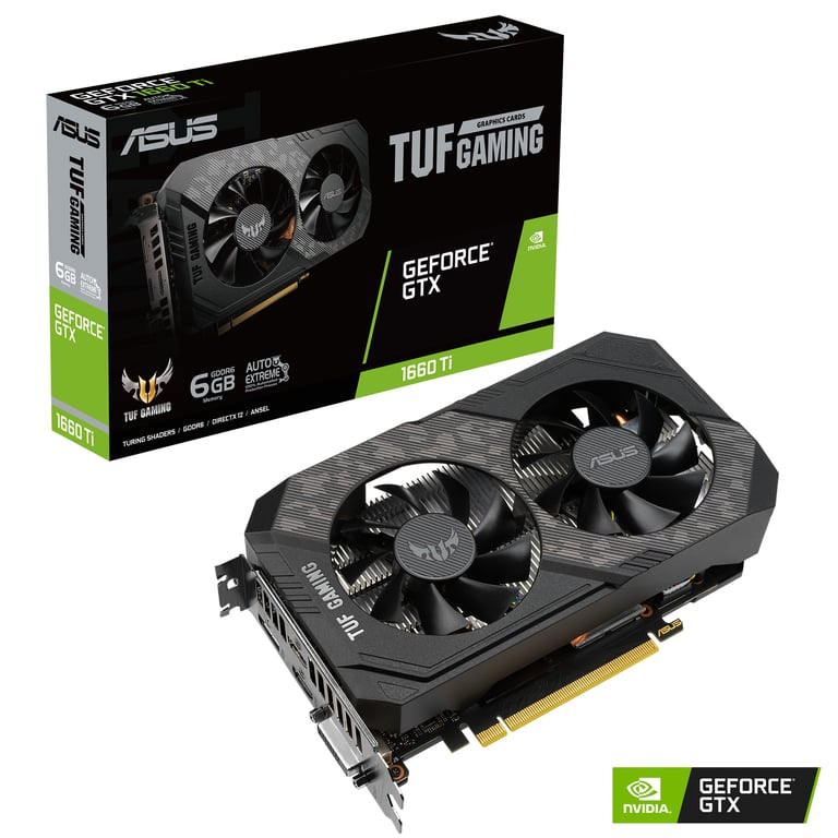 фото Видеокарта Asus TUF-GTX1660TI-O6G-EVO-GAMING 1