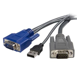 StarTech SVUSBVGA6 KVM Cable, Black, 1.8 m