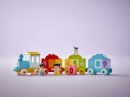 LEGO DUPLO Pociąg z cyferkami — nauka liczenia