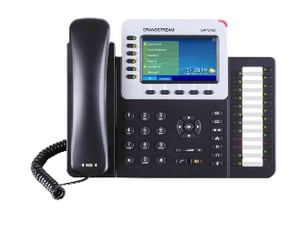 Grandstream Networks GXP-2160 telefon VoIP Czarny 6 linii TFT