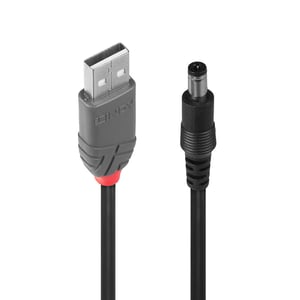 Lindy 70268 USB-Kabel USB 2.0 1,5 m USB A DC Schwarz