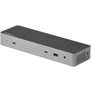 StarTech TB3CDK2DHUE Wired Thunderbolt 3 Docking Station, Black, Gray