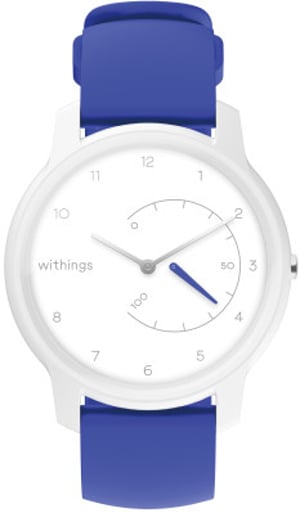 Withings Move Analog Activity Tracker Wristband, Blue, White