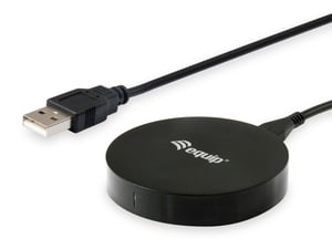 Equip 245500 Ladegerät für mobile Geräte Smartphone Schwarz USB Kabelloses Laden Schnellladen Intern