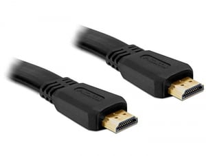 DeLOCK 82669 HDMI-Kabel 1 m, HDMI Typ A (Standard), schwarz