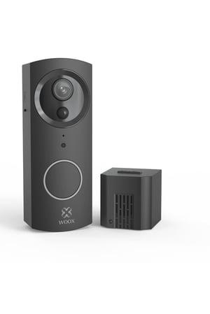 WOOX R9061 Doorbell Set, Black