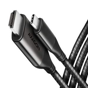 Axagon RVC-HI2MC 1.8 m USB Type-C to HDMI Cable Adapter, Black