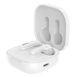 Boompods bassline COMPACT Wireless In-Ear Headset Music/Everyday Use USB Type-C Bluetooth White