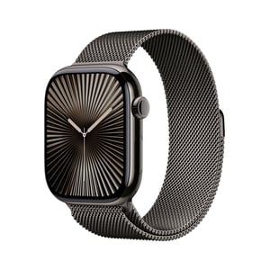 Apple Watch Series 10 OLED 46 mm Cyfrowy 416 x 496 px Ekran dotykowy 4G Szary Wi-Fi GPS