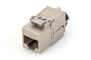Digitus Keystone CAT 6A-modul, skärmad med smart kabelhanterare, set (24 st.)