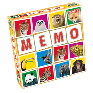 Tactic Wildlife Memo Card Game Matching Page