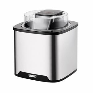 Unold 48855 Ice Cream Maker Traditional Ice Cream Maker 1.5 L 12 W Black, Stainless Steel