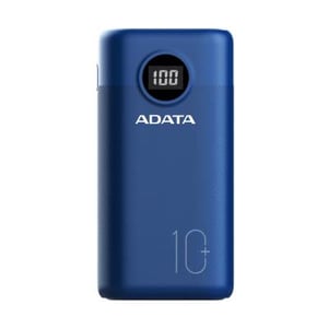 ADATA P10000QCD Litiumjon (Li-Ion) 10000 mAh Blå