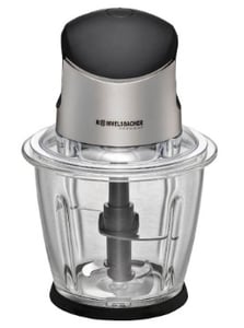 Rommelsbacher MZ 500 elektrischer Gemüseschneider 1,5 l, 500 W, schwarz, Edelstahl