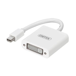 UNITEK Y-6326WH adapter kablowy Mini DisplayPort DVI Biały
