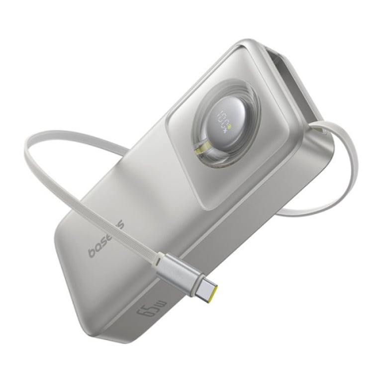 фото Зовнішній акумулятор (павербанк) Baseus Free2Pull 20000mAh Lunar Gray (P10073700843-00)