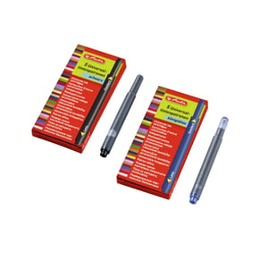 Herlitz 10412070 Ballpoint Pen Refill, Blue, 5-pack