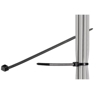 Goobay 17068 Kabelbinder Nylon Schwarz 100 Stück