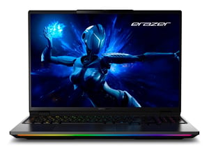 ERAZER Beast 16 X1 Intel Core Ultra 9 275HX Laptop 40,6 cm (16") Quad HD+ 32 GB DDR5-SDRAM 2 TB SSD NVIDIA GeForce RTX 5090 Wi-Fi 6E (802.11ax) Windows 11 Home Schwarz