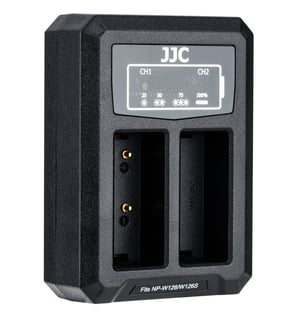JJC DCH-NPW126 Battery Charger for Digital Camera USB Battery