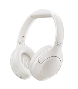 QCY H3 Lite Hörlurar, trådbundna och trådlösa, huvudband, samtal/musik via Bluetooth, vit