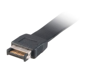 Akasa AK-CBUB37-50BK USB-Kabel USB 3.2 Gen 2 (3.1 Gen 2) 0,5 m USB-C Schwarz