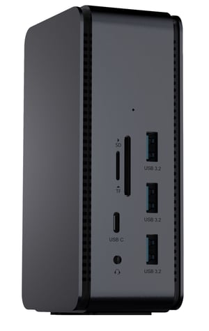 ProXtend DOCK2XUSB4 Dockingstation, kabelgebunden, USB4, grau